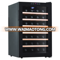 2019  70w Semiconductor 28 Bottles single zone thermoelectric freestanding  wine cellar cooler